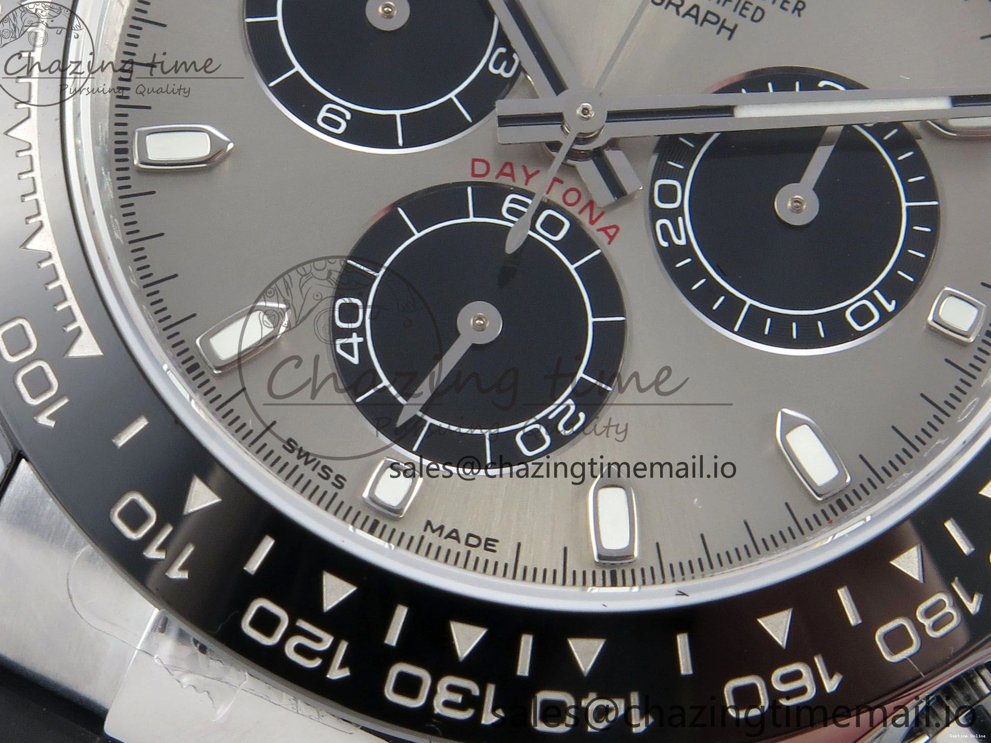 0405 Daytona 116519 QF 1:1 Best Edition Grey Black Dial on Oysterflex Strap SH4130 V11（Gain Weight） EasyMatch 172